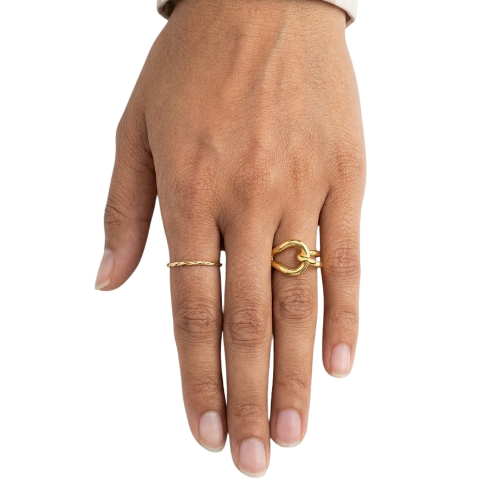Anillo Plata - Lazo