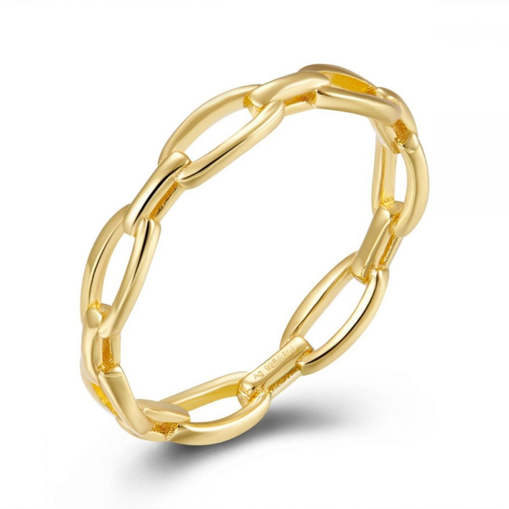 Anillo Plata - Cadena