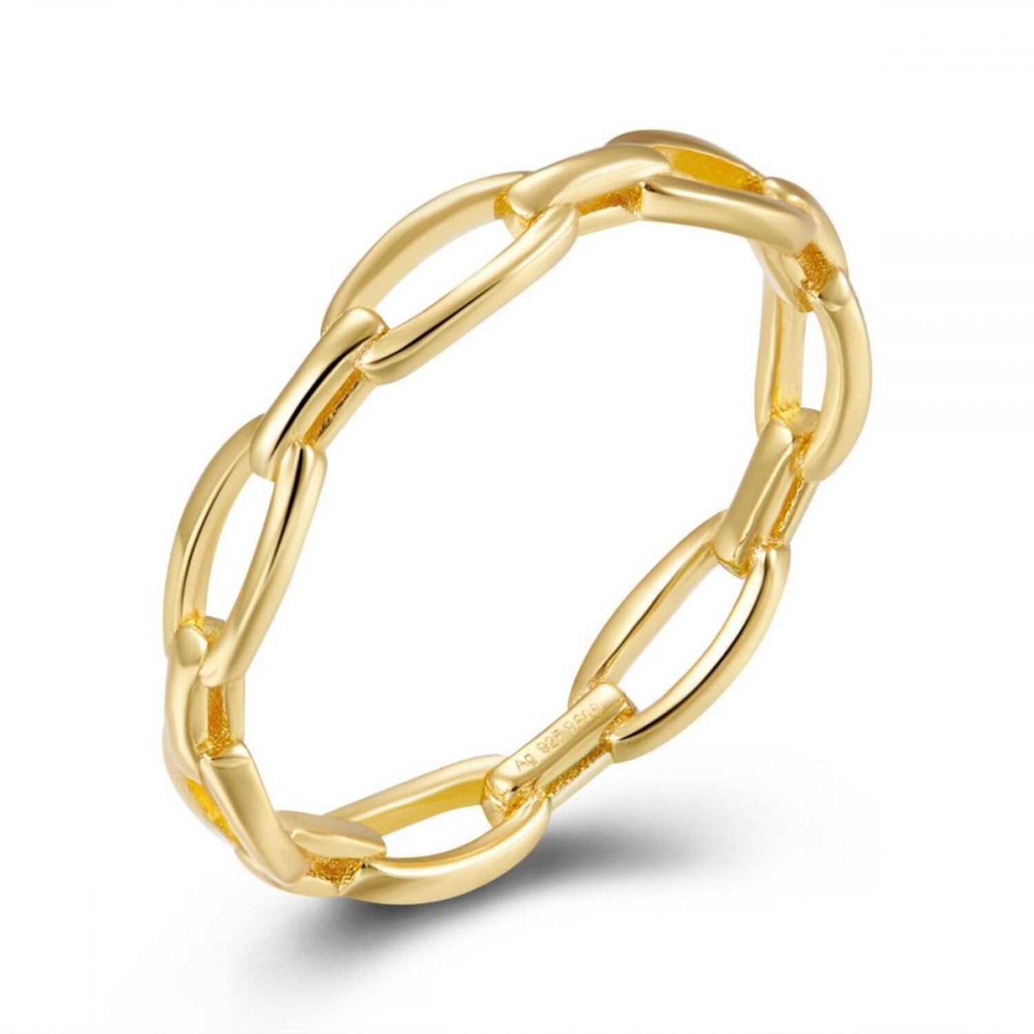 Anillo Plata - Cadena