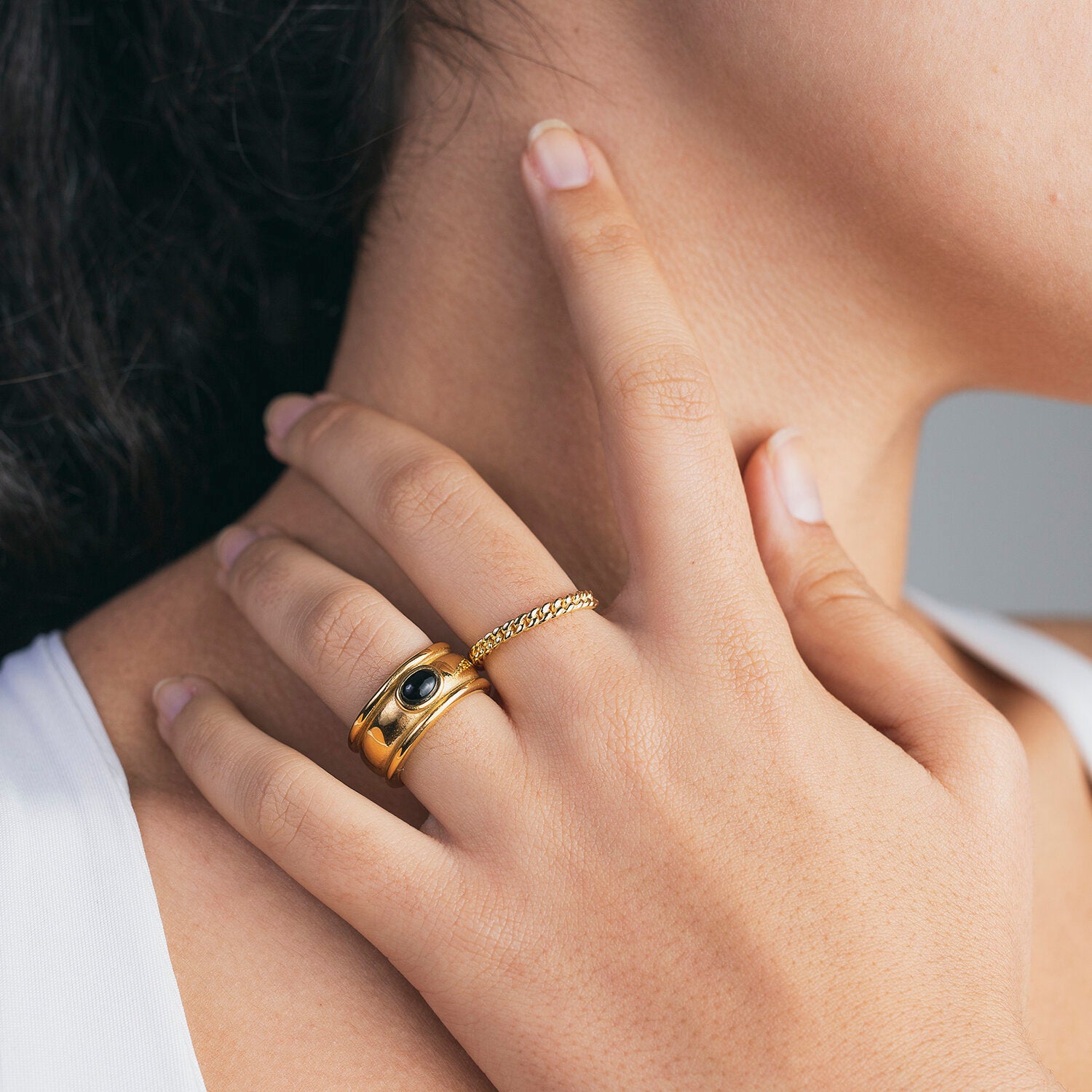 Anillo Eslabón - Bañado Oro