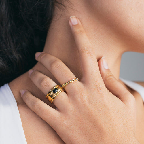 Anillo Eslabón - Bañado Oro