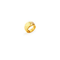 Anillo con Rayas - Bañado Oro