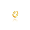 Anillo Plata Circonita - Raya - Bañado oro y Plata Rodiada