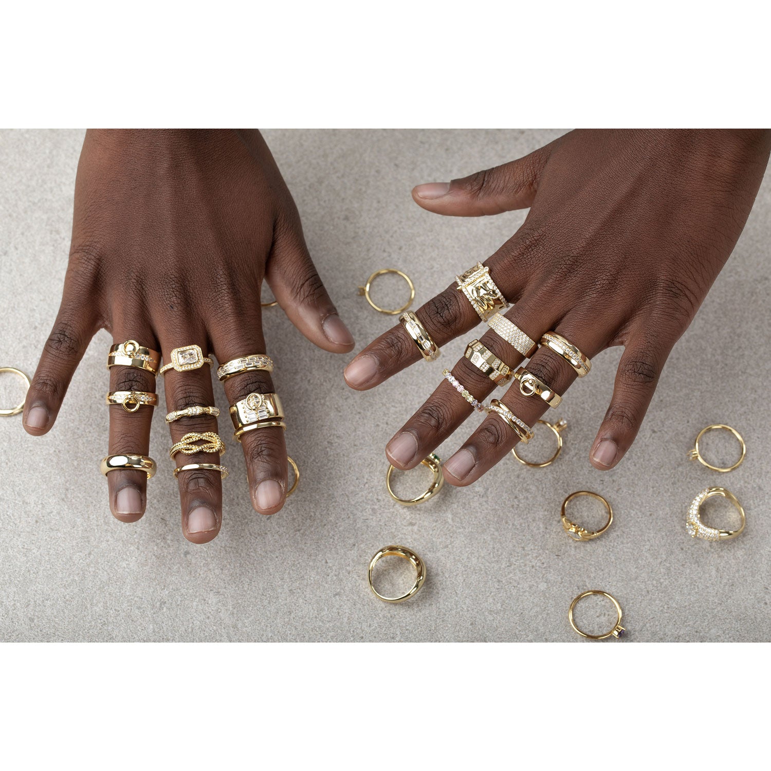 Anillo Plata Circonita - Raya - Bañado oro y Plata Rodiada