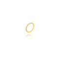 Anillo Plata Circonita - Compromiso - Bañado oro y Plata Rodiada