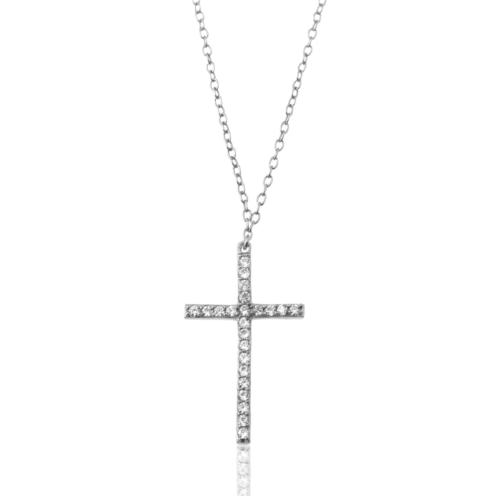 Collar Circonita-Cruz