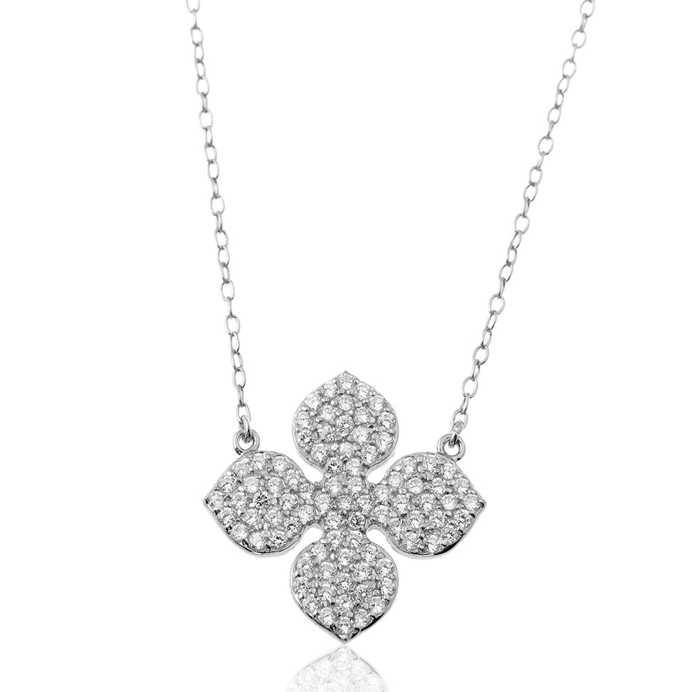 Collar Circonita - Flor - 38+3cm