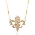 Collar Circonita - Flor - 38+3cm