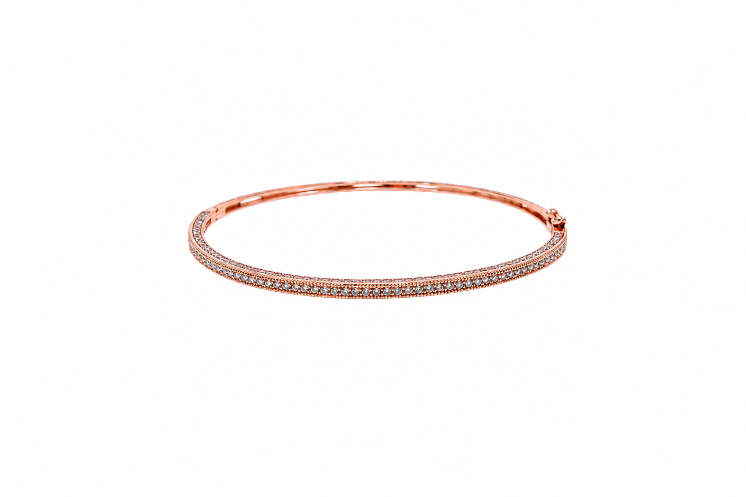 Pulsera brazalete plata 925 1l cz + cz lateral