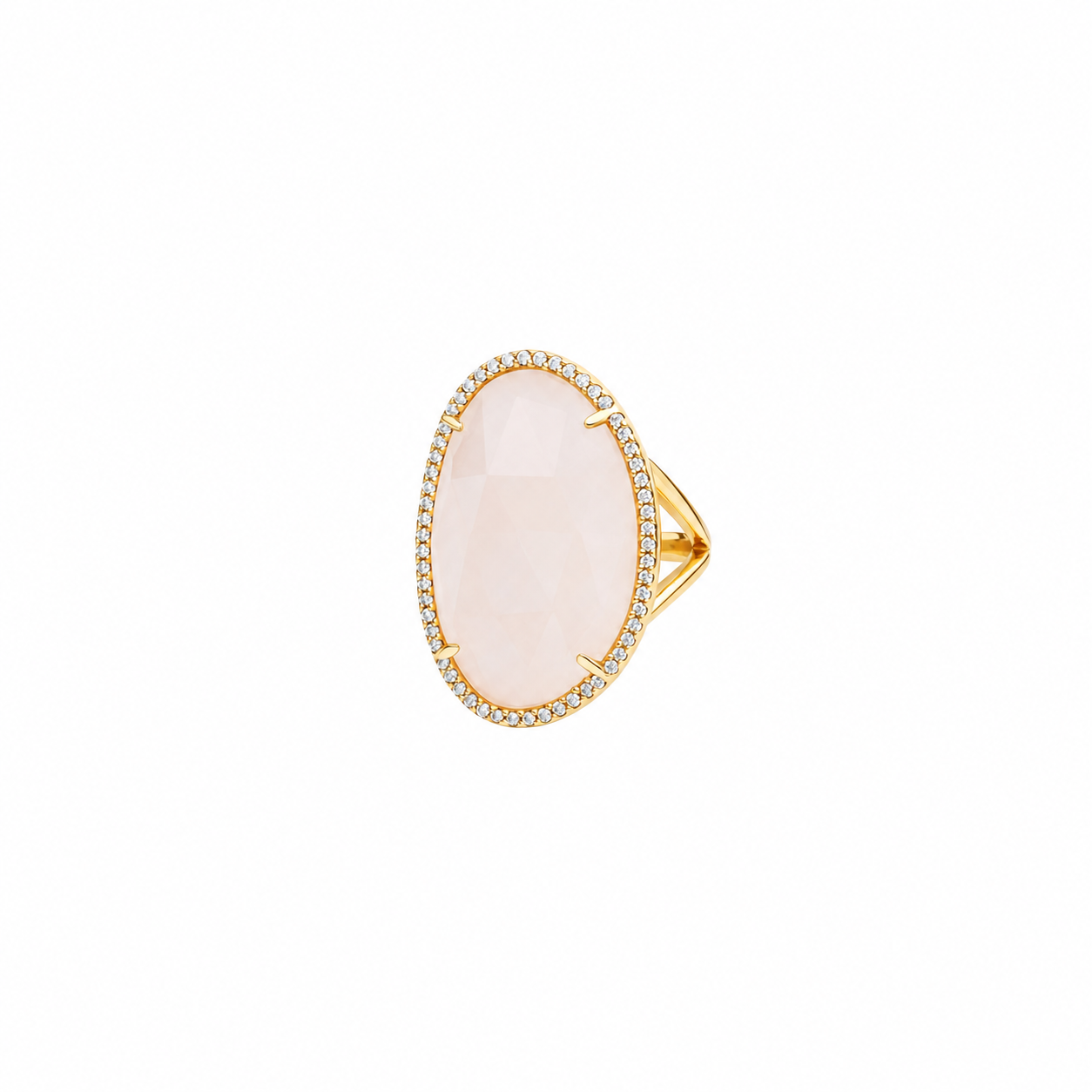 Anillo plata piedra semi preciosa con zirconita