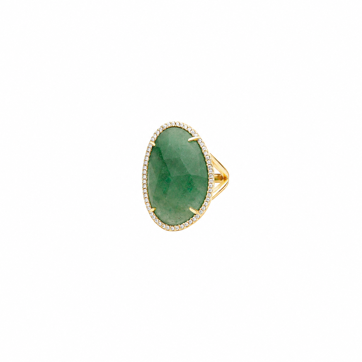 Anillo plata piedra semi preciosa con zirconita
