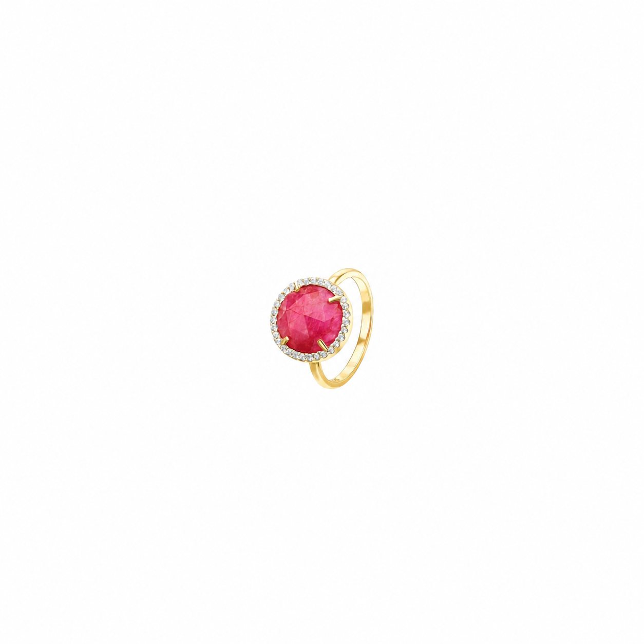 Anillo plata piedra semi preciosa con zirconita