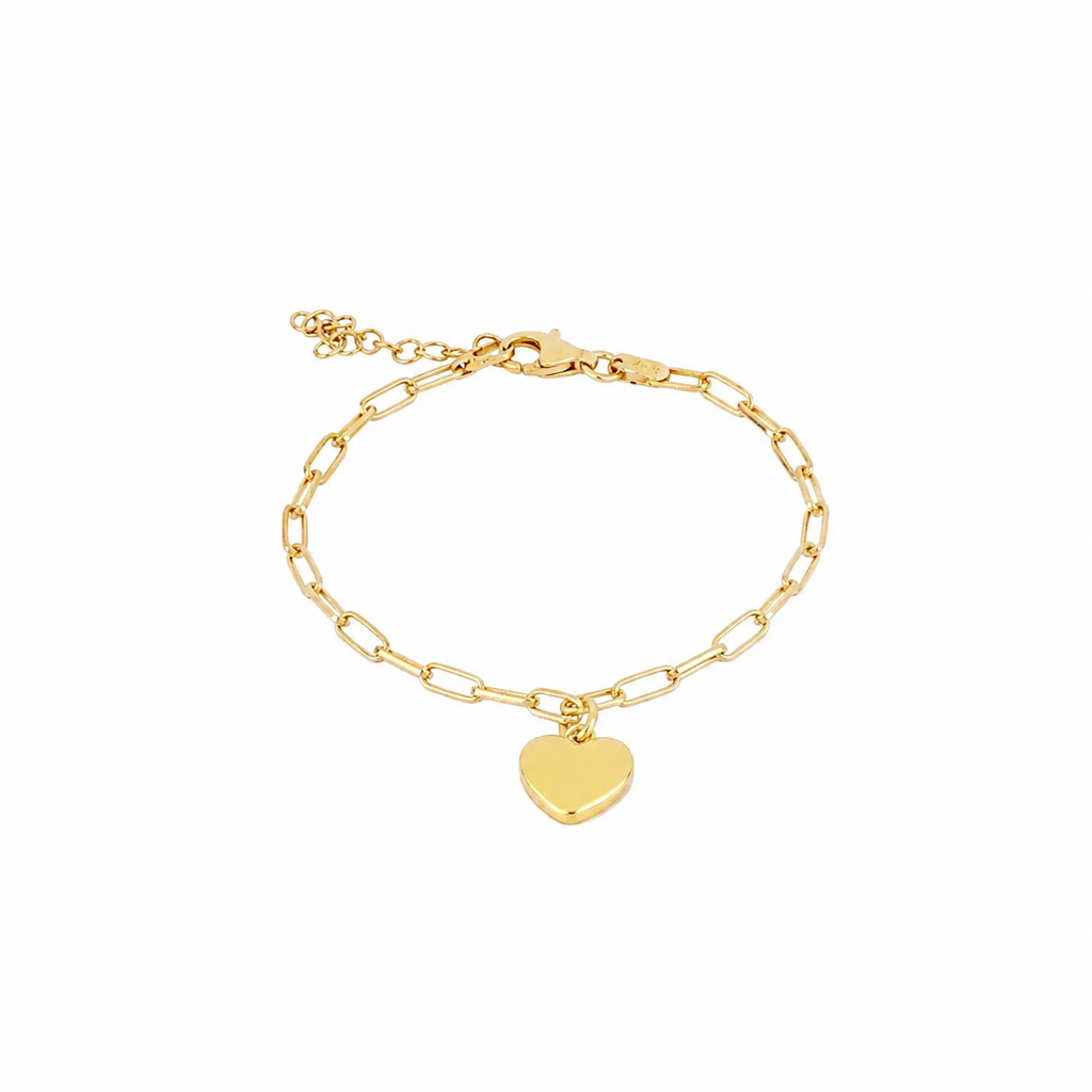 Pulsera en plata de primera ley y plata 925 bañada en oro