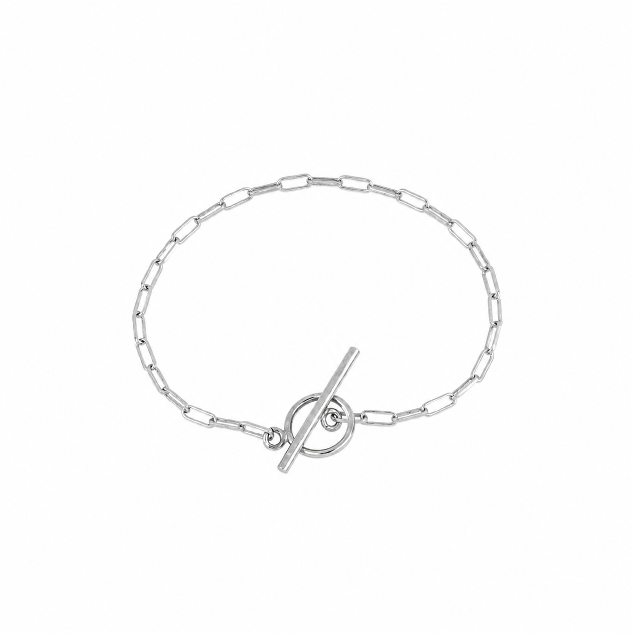Pulsera eslabones en plata de primera ley y plata 925 bañada en oro