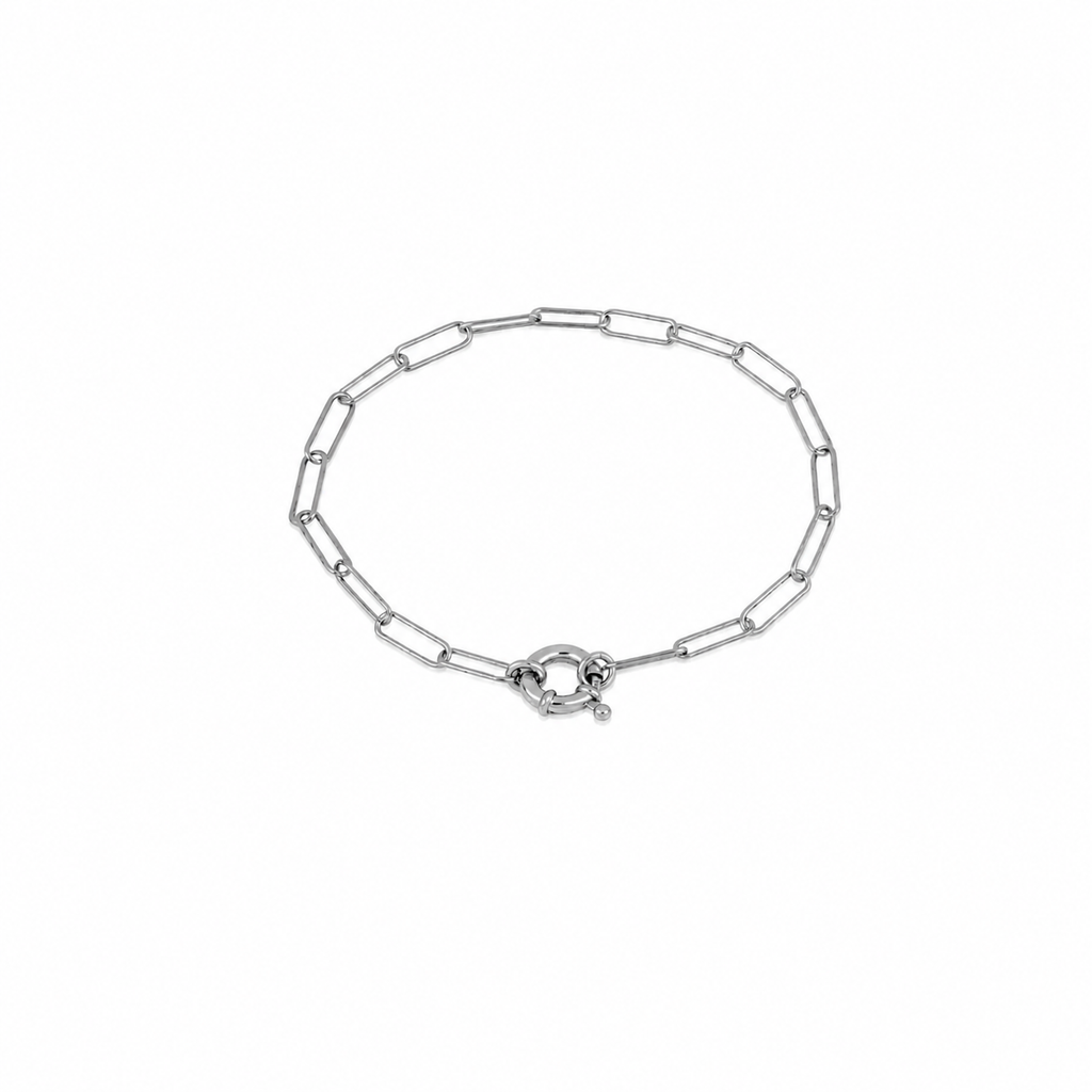 Pulsera en plata de primera ley y plata 925 bañada en oro