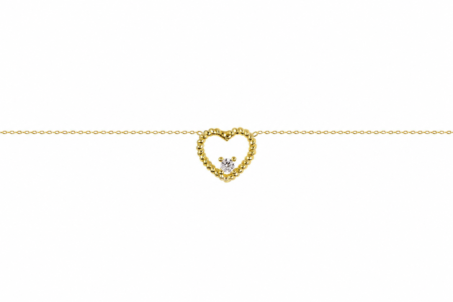 Collar plata 925 corazón 10x11mm