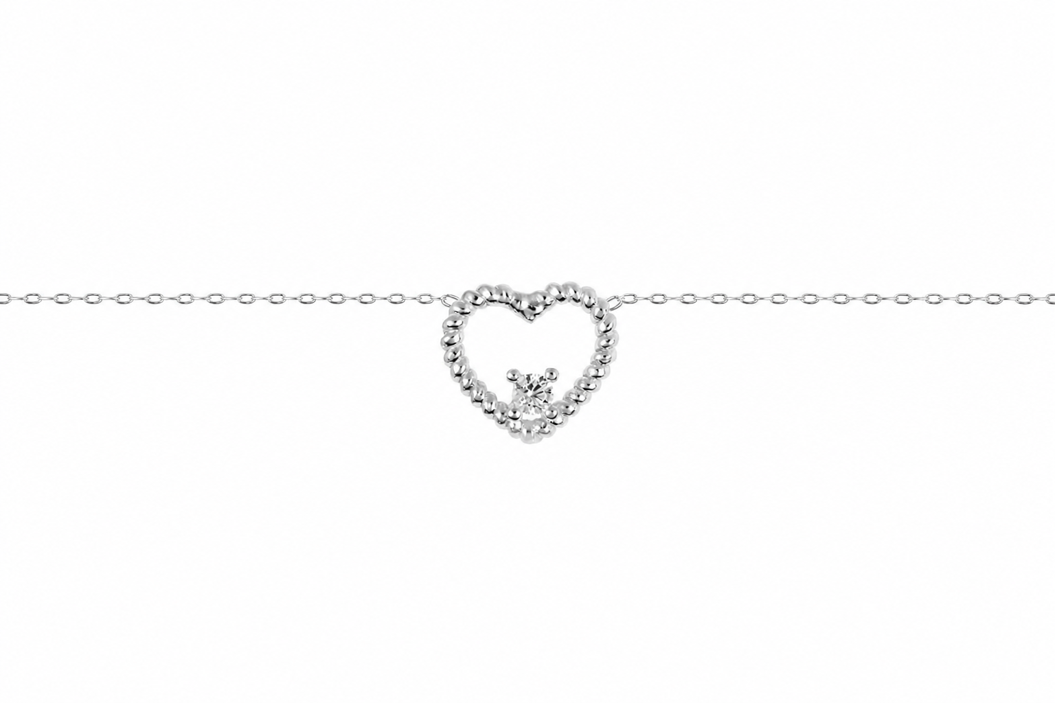 Collar plata 925 corazón 10x11mm