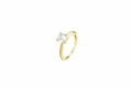 Anillo plata 925 solitario zirconita