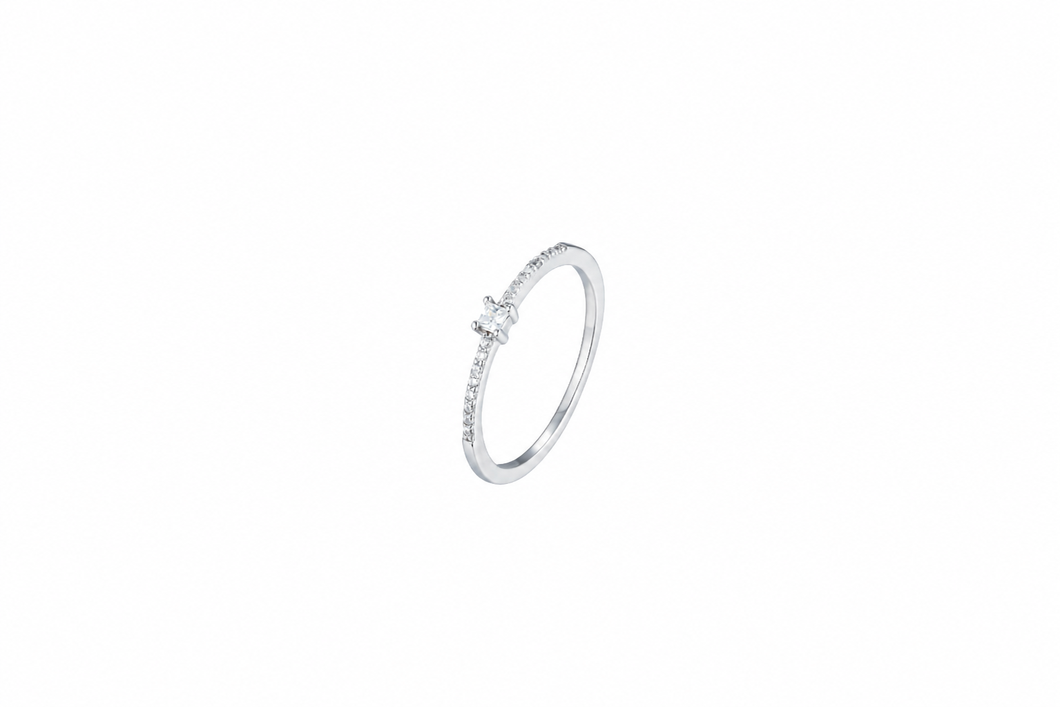 Anillo alianza plata 925 circonitas