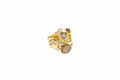 Anillo plata 925 mix piedras naturales