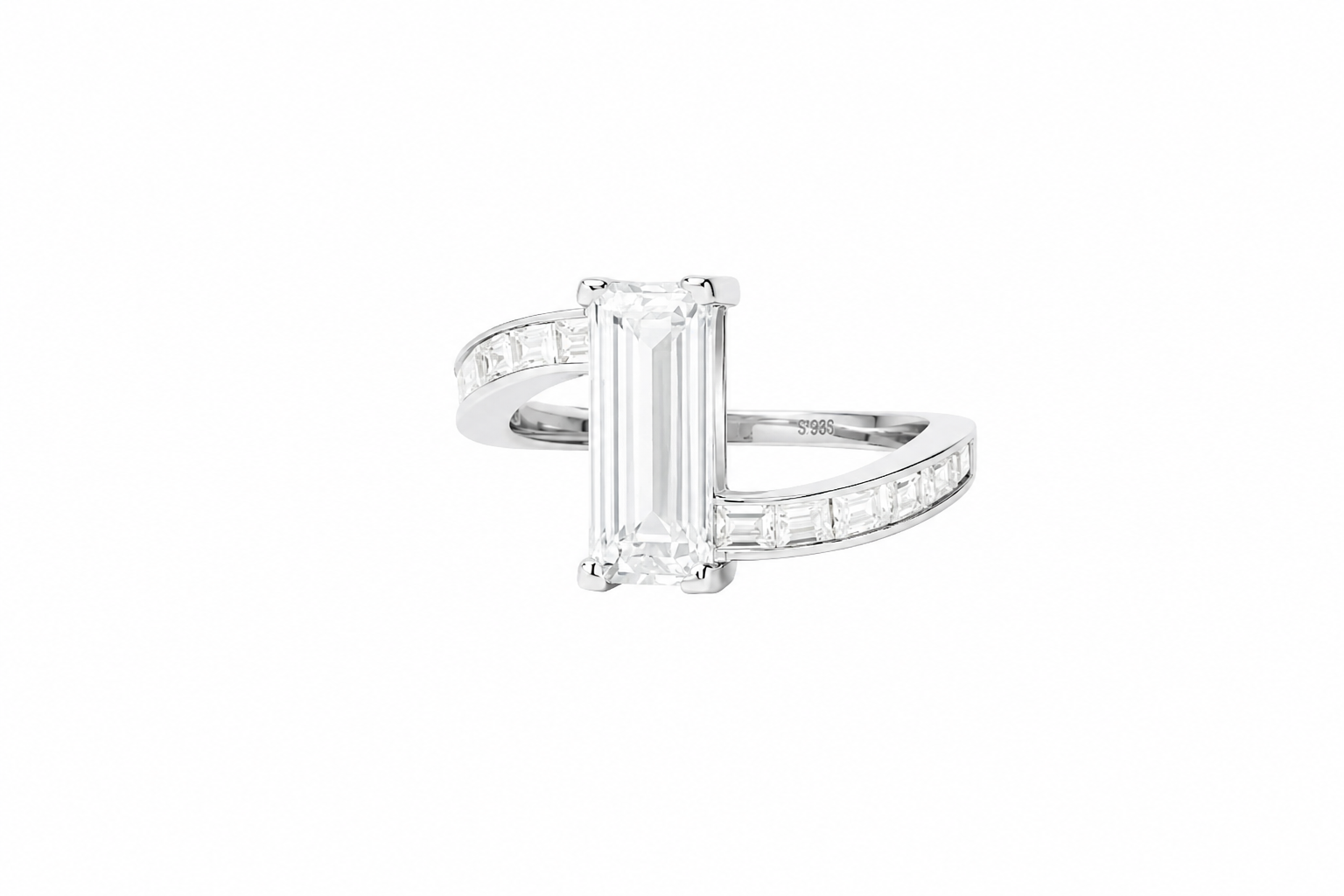 Anillo plata 925 con zirconita