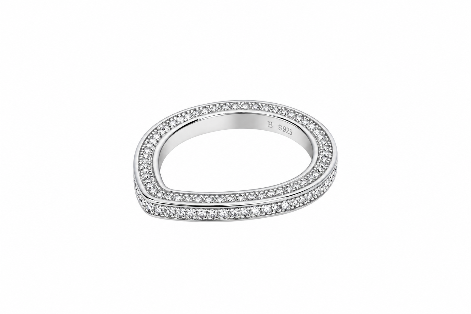 Anillo plata 925 zirconita