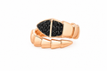 Anillo plata 925 con zirconita serpiente