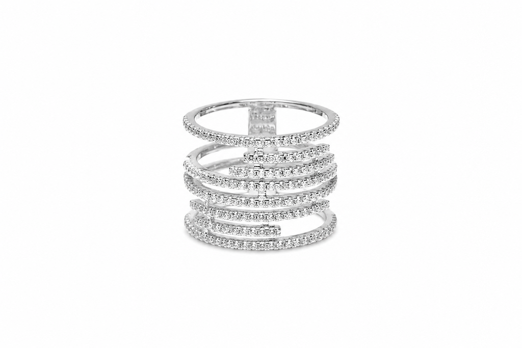 Anillo plata 925 con zirconita