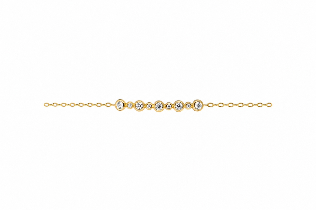 Pulsera plata 925 flor 9x7mm