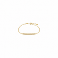 Pulsera en plata de primera ley, plata rodiada y plata 925 bañada en oro.