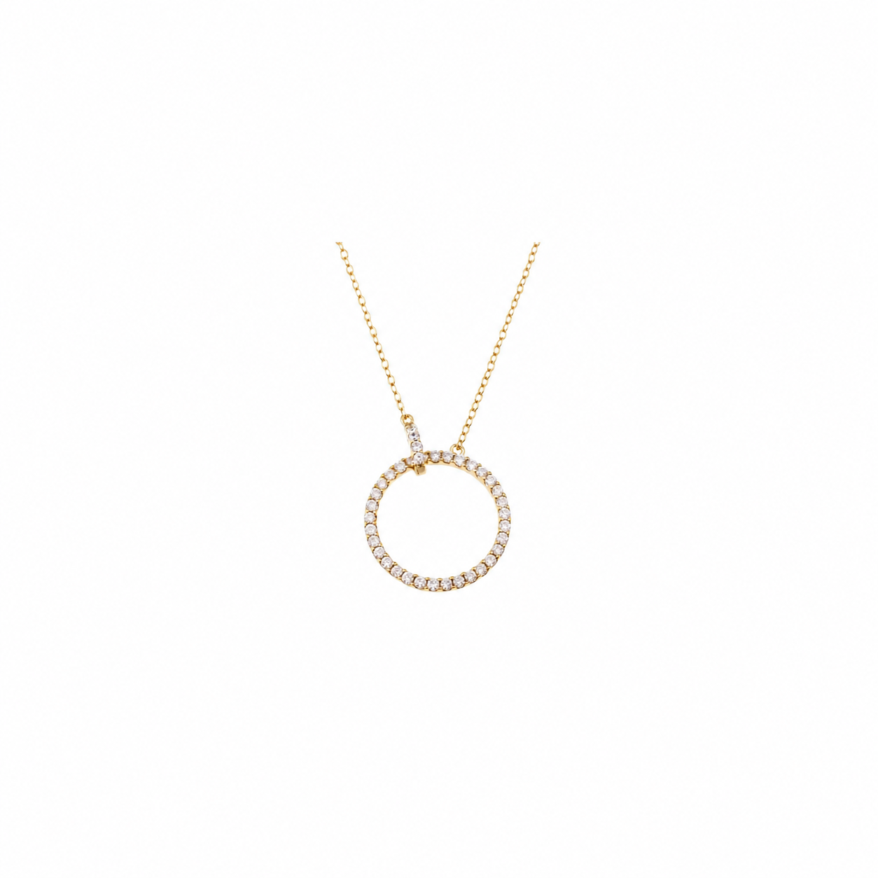 Collar Circonita - Circulo - 38+3cm