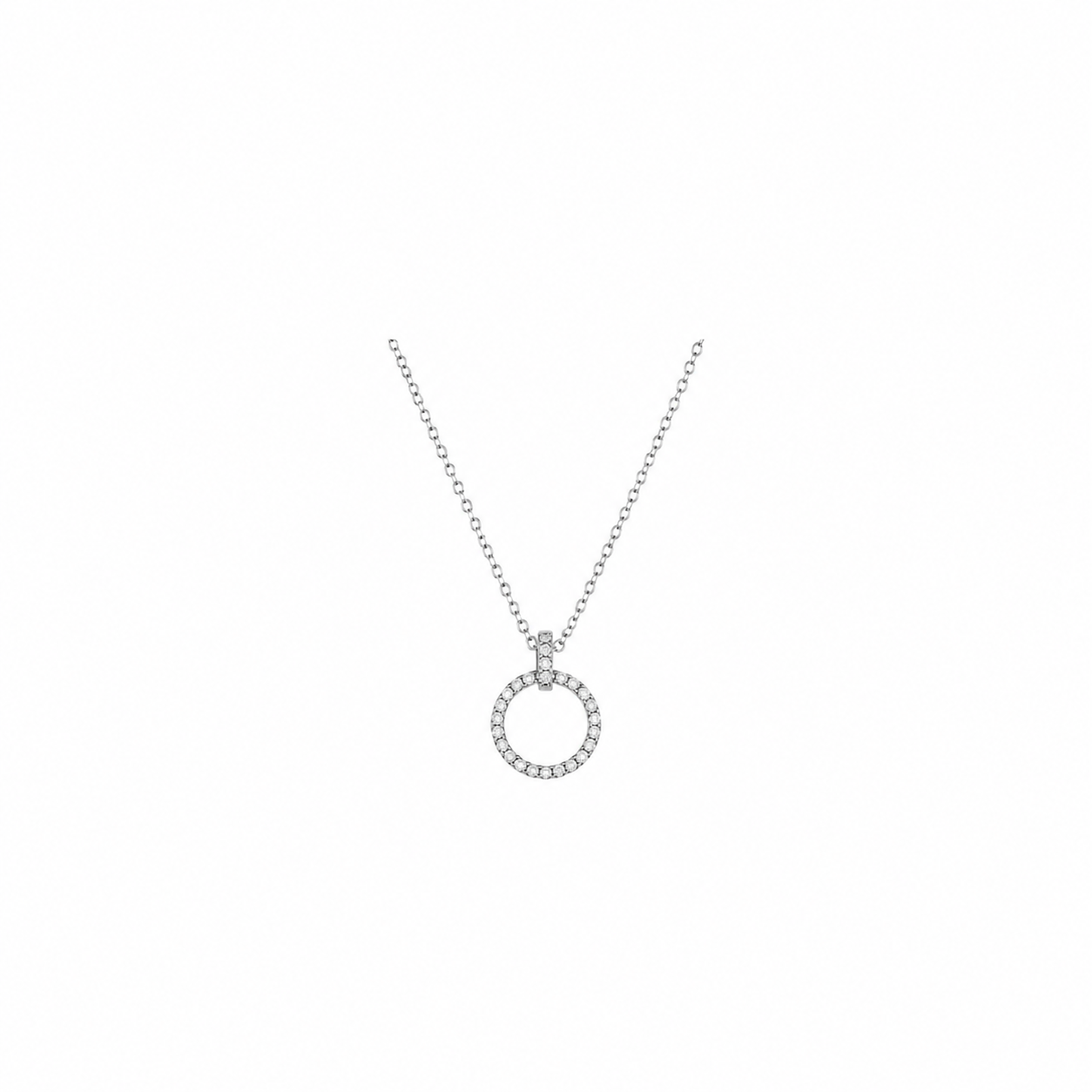 Collar Circonita - Circulo - 38+3cm