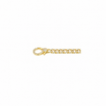 Pulseras plata 925 barbada con zirconitas