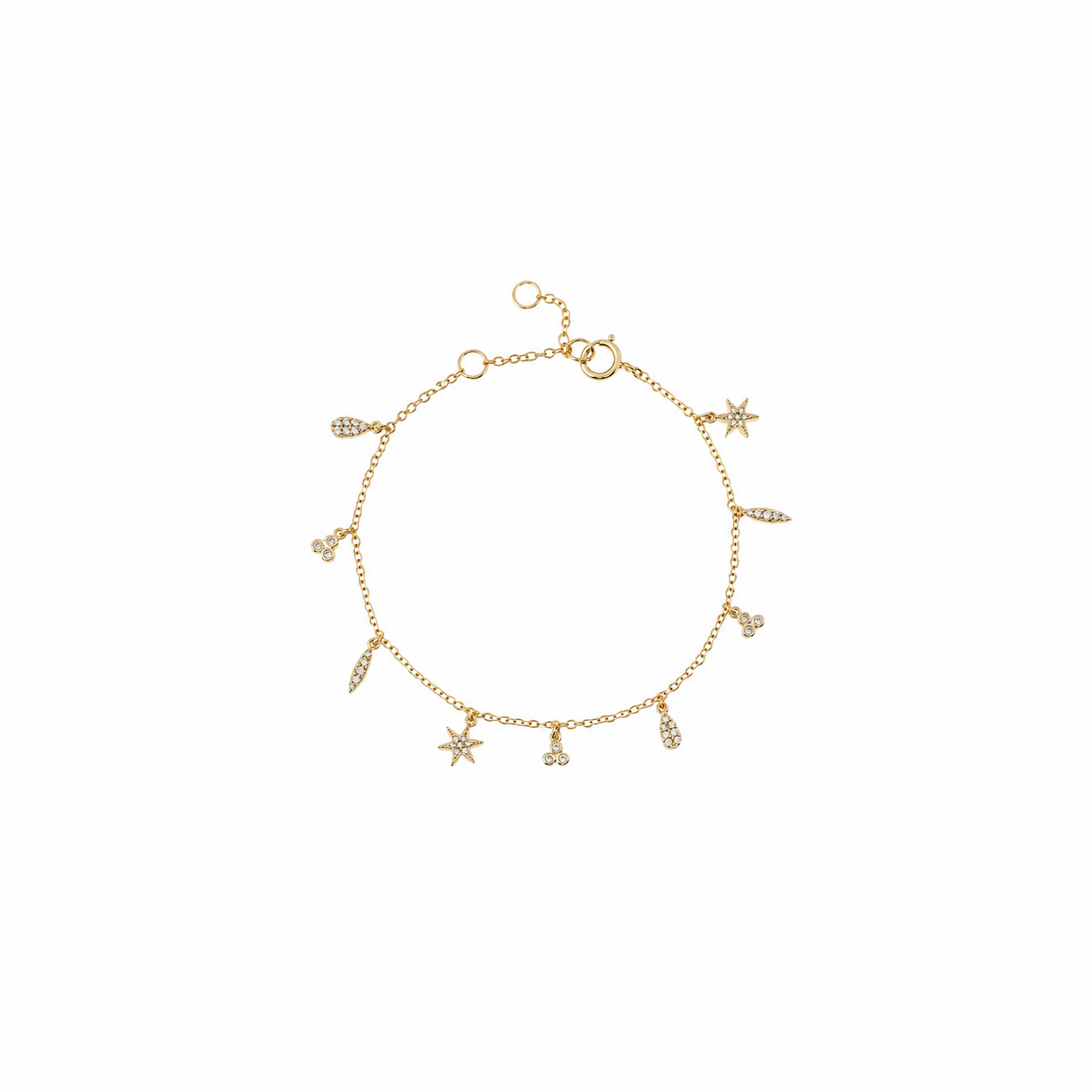 Pulsera Circonita - Charms