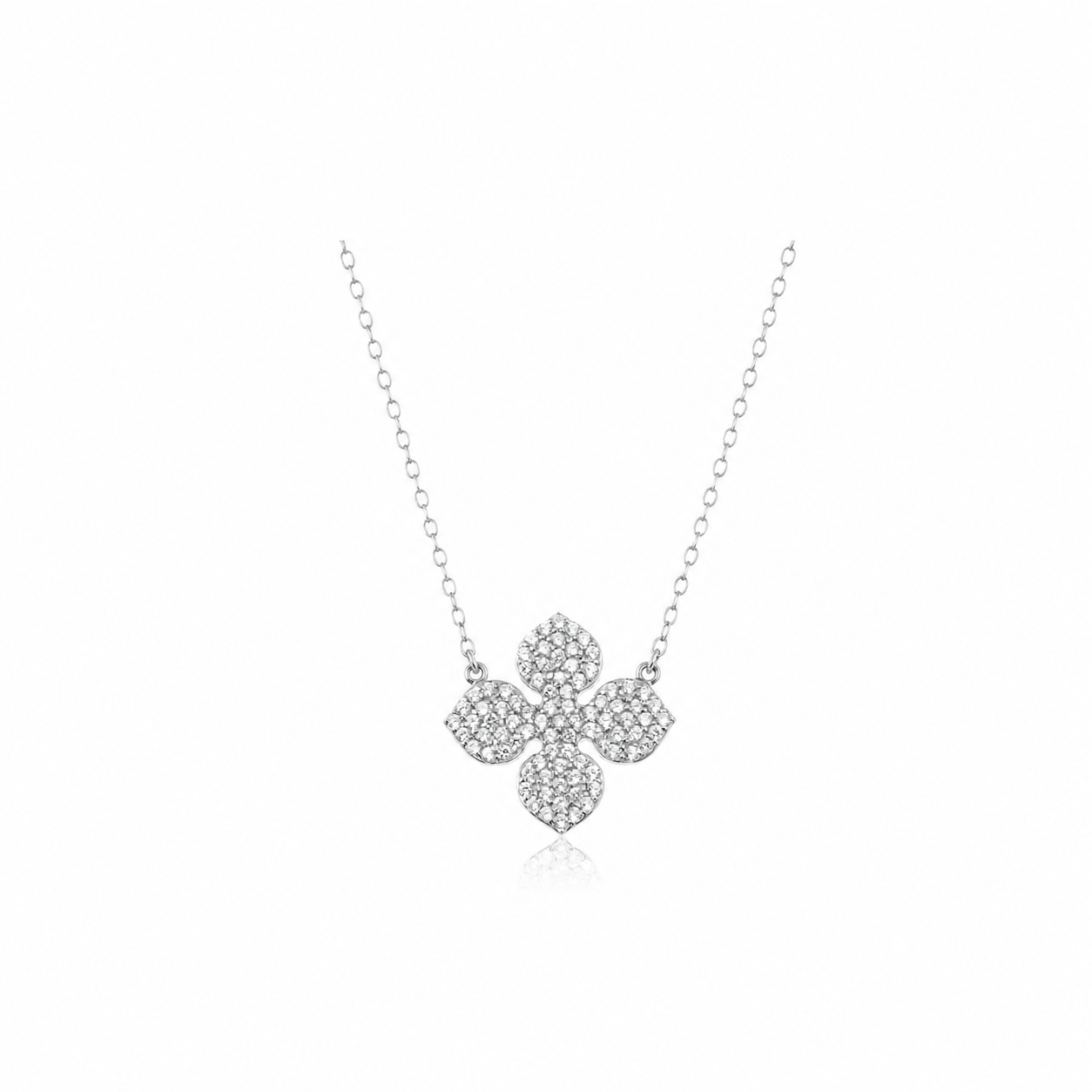 Collar Circonita - Flor - 38+3cm
