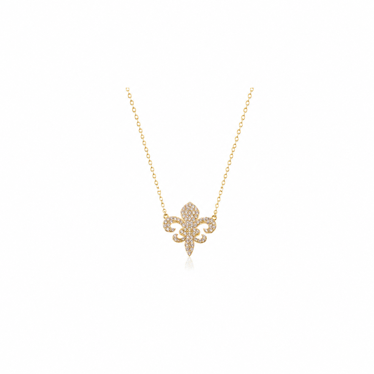 Collar Circonita - Flor - 38+3cm