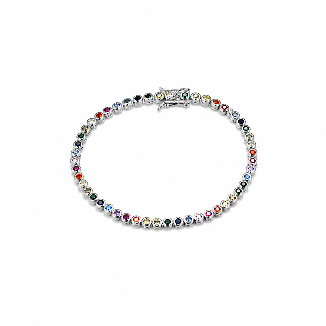 Pulsera plata 925 tennis zirconitas