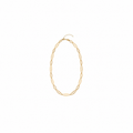 Collar Eslabon Enamel Multi - 38+4 cm Bañado en Oro