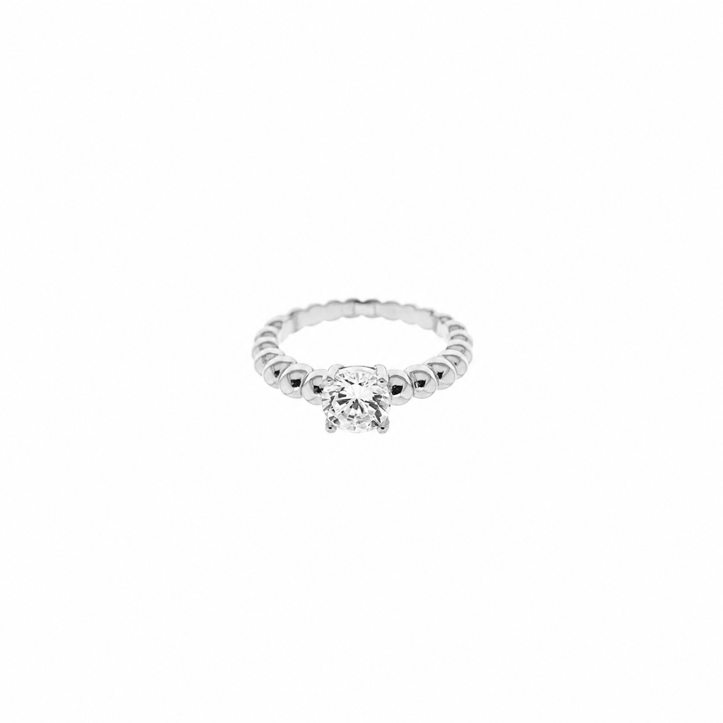 Anillo plata 925 zirconita