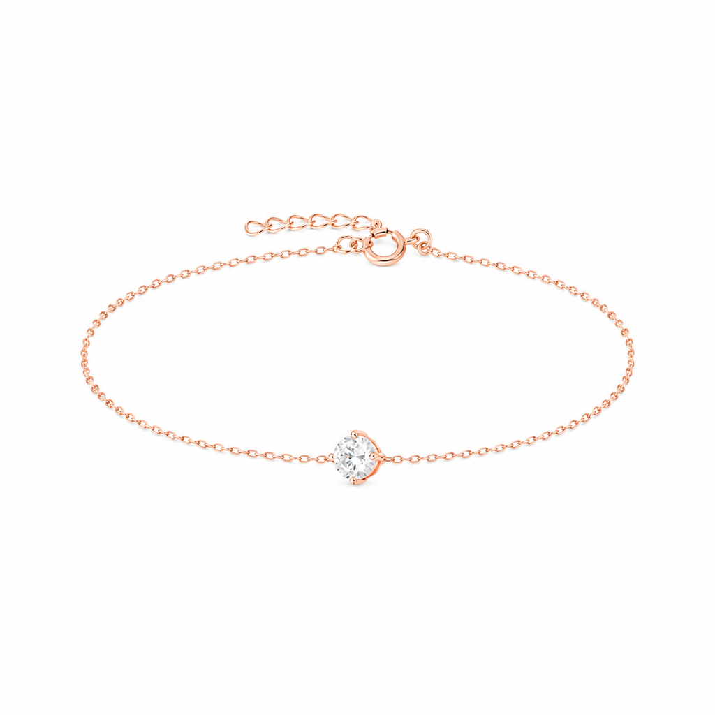 Pulsera plata 925 zirconita 4mm