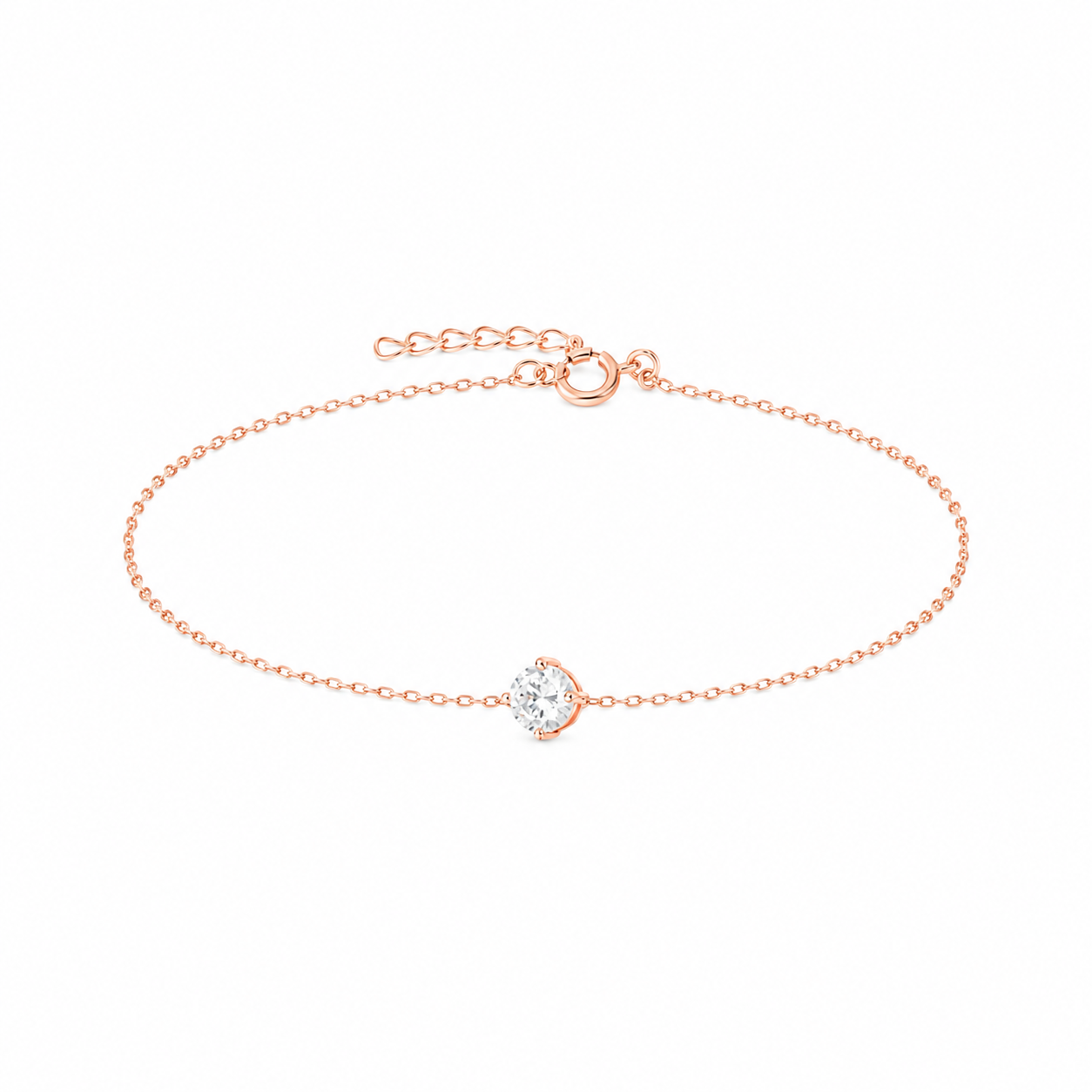 Pulsera plata 925 zirconita 4mm