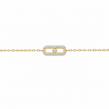Pulsera plata 925 rectangulo con cz