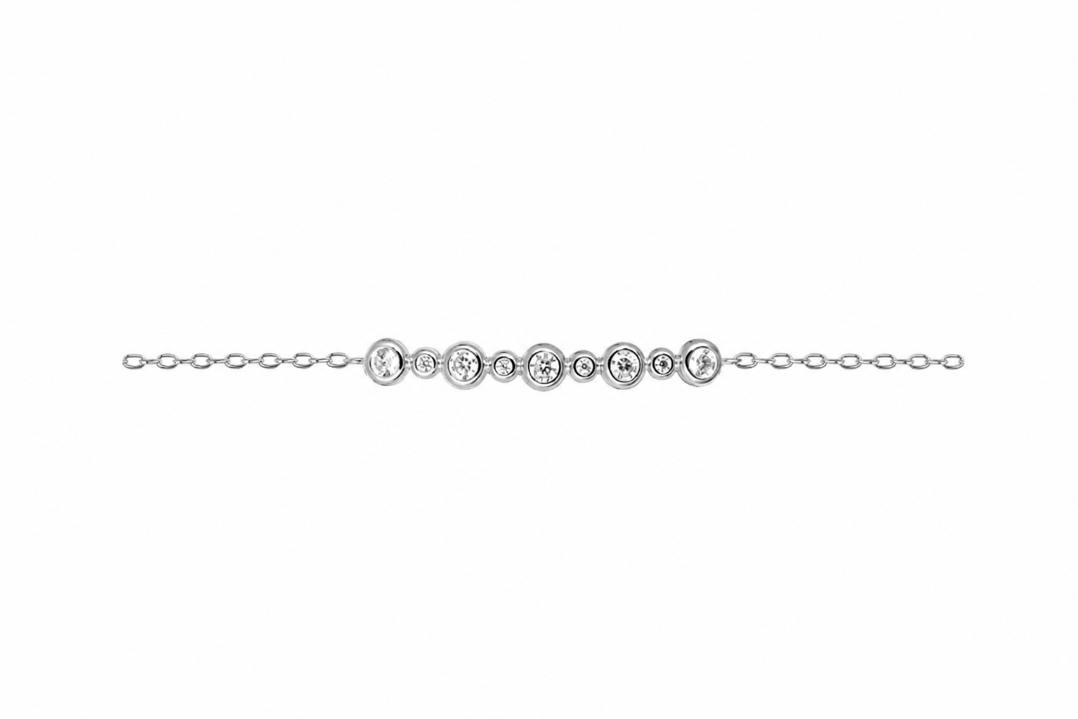 Pulsera plata 925 flor 9x7mm
