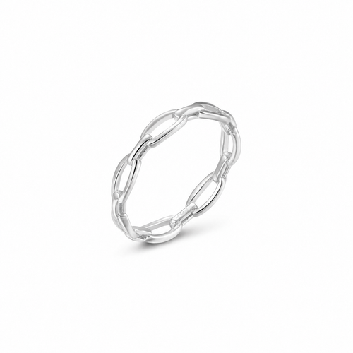 Anillo Plata - Cadena