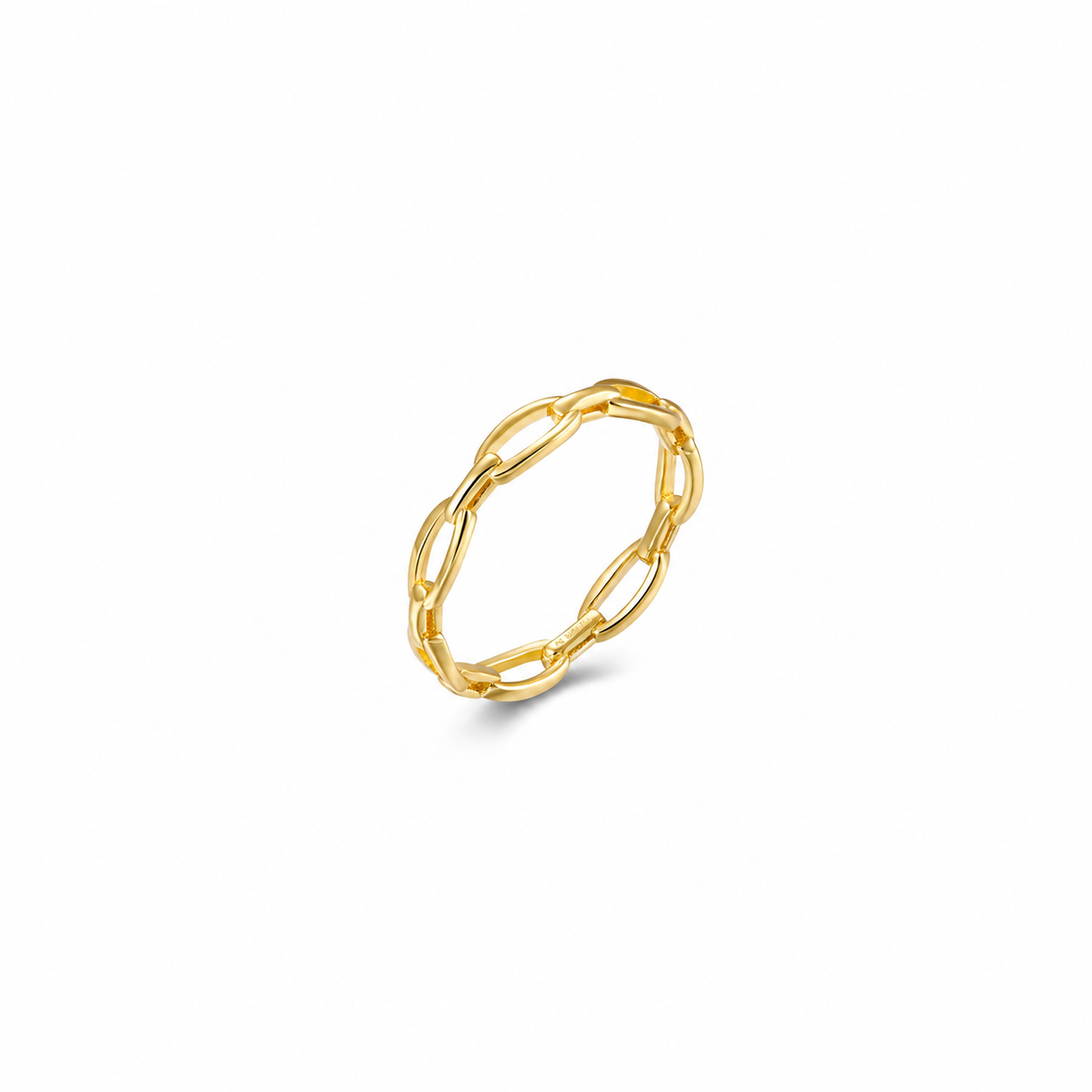 Anillo Plata - Cadena