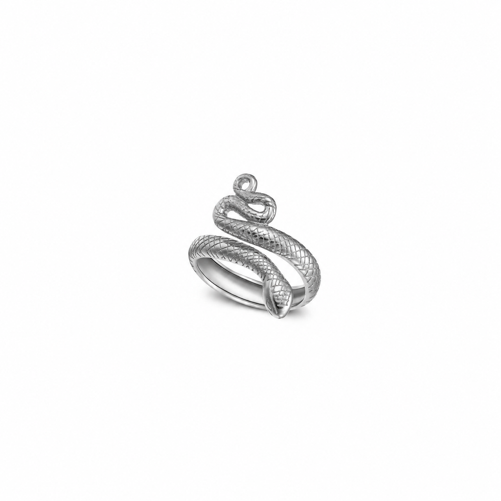 Anillo Plata - Serpiente