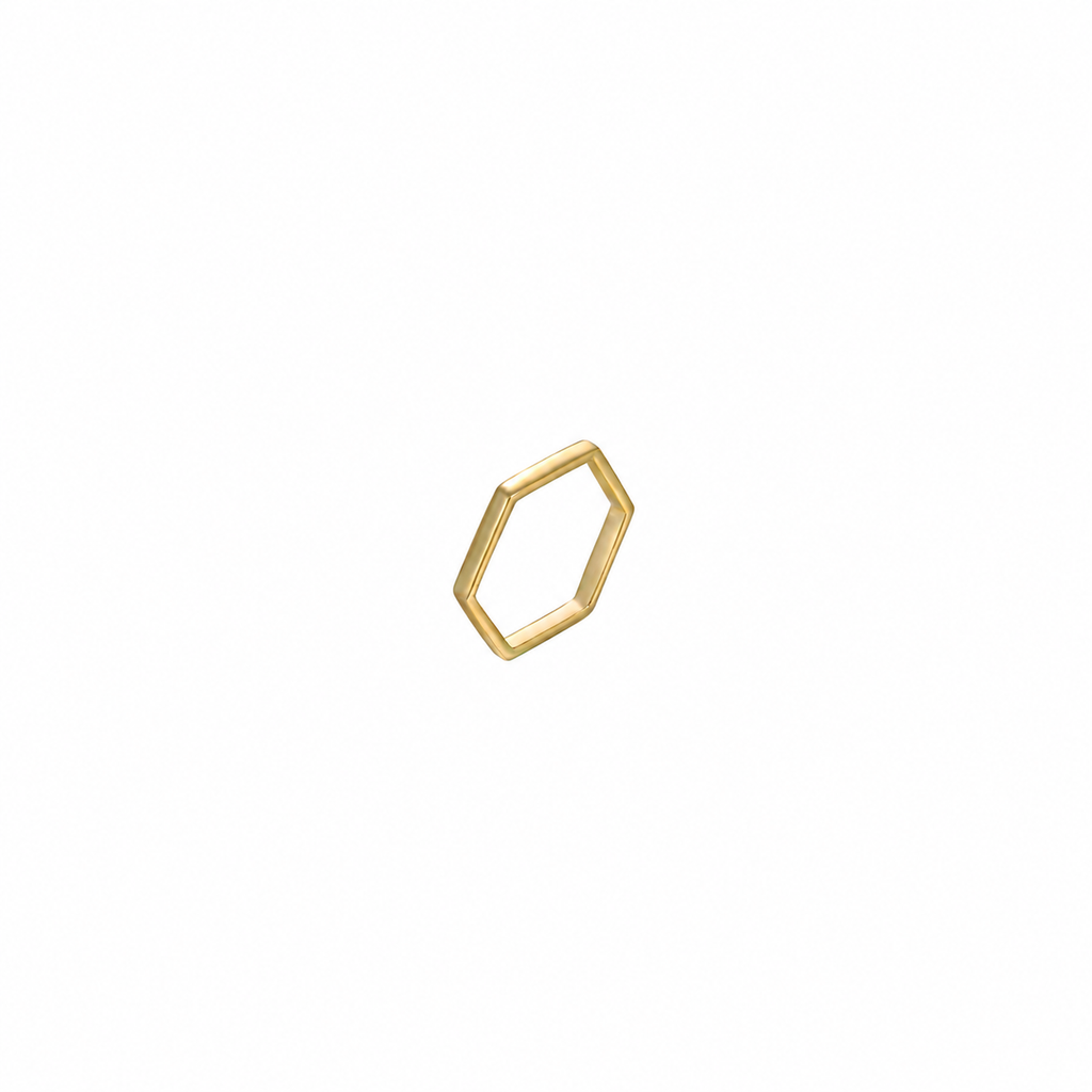 Anillo Plata - Hexágono