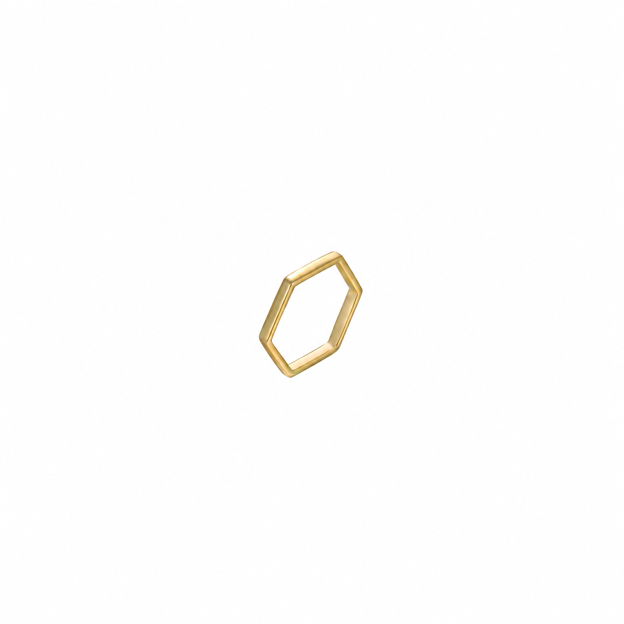 Anillo Plata - Hexágono