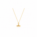 Collar Talismán tibetano - 38+4 cm - Bañado Oro