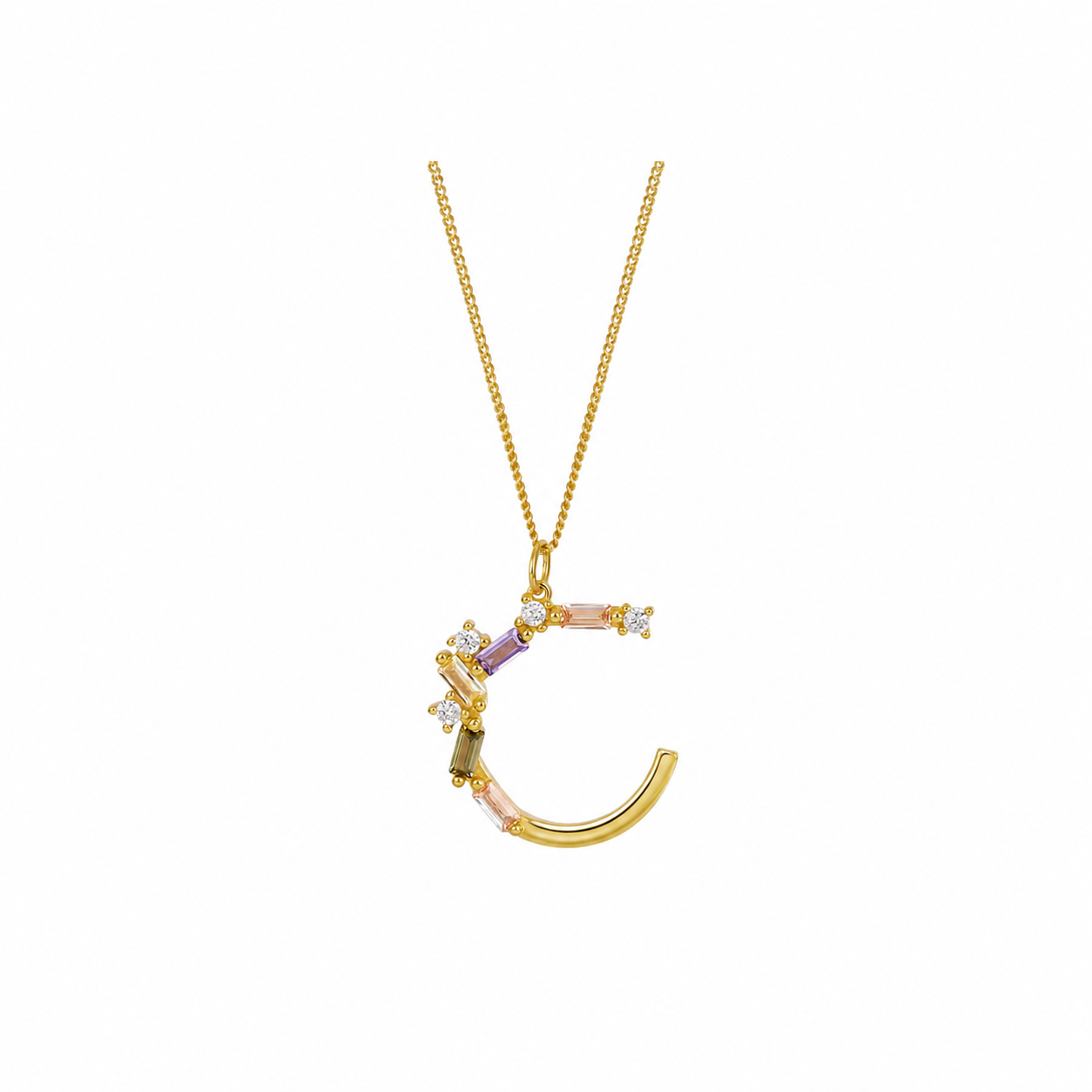 Collar Circonita - Letra - 40+10cm